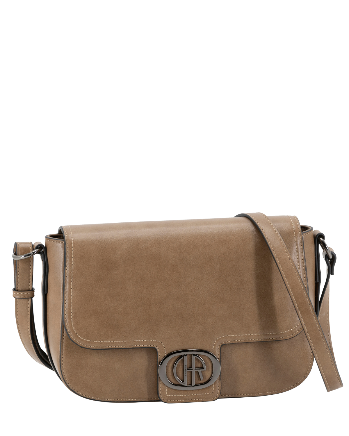Bolso bandolera taupe